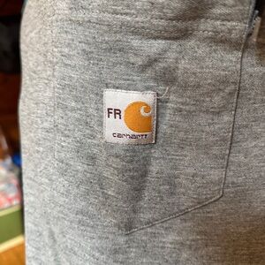 Gray Long Sleeve Carhartt Shirt
